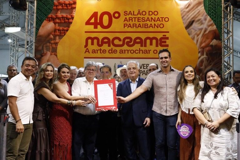 Abertura do 40º Salão do Artesanato Paraibano. Foto: Secom-PB
