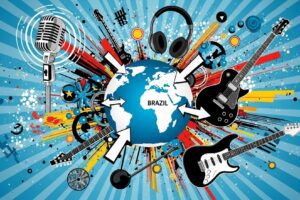 Shows internacionais no Brasil 2025: agenda completa de turnês e festivais Brasil tem agenda com shows internacionais em 2025. Imagem gerada com IA
