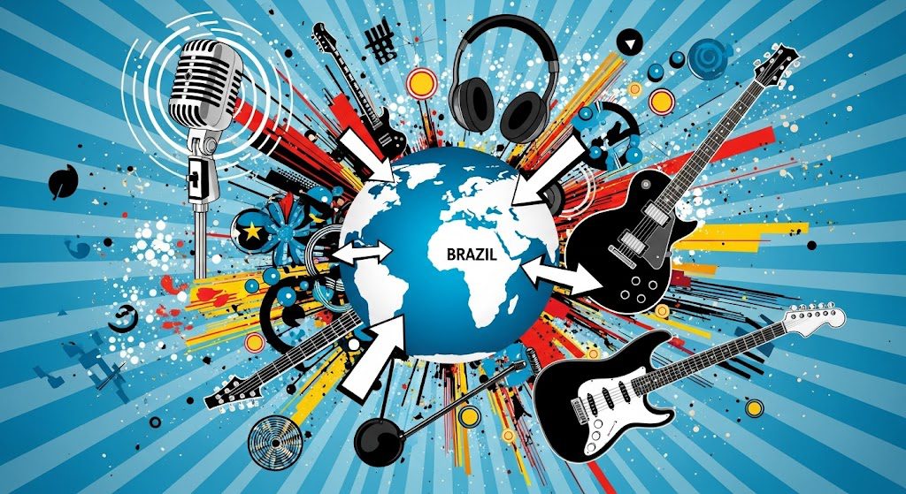 Shows internacionais no Brasil 2025: agenda completa de turnês e festivais Brasil tem agenda com shows internacionais em 2025. Imagem gerada com IA
