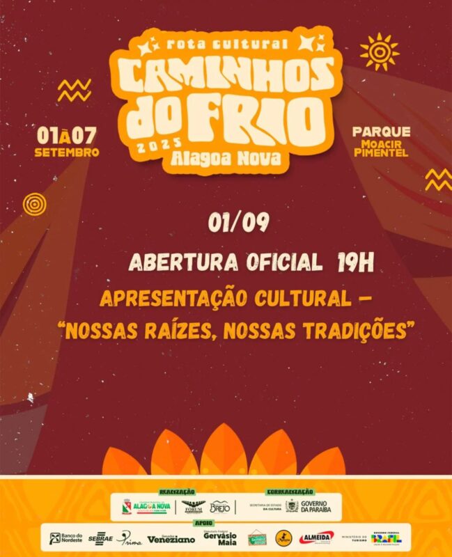 Caminhos do Frio em Alagoa Nova: programação completa e shows confirmados Caminhos do Frio em Alagoa Nova: programação completa e shows confirmados