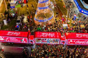 Luz, magia e Papai Noel: Caravana de Natal da Solar Coca-Cola chega a João Pessoa no dia 22 de novembro